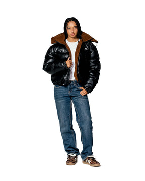 Ultimate Bomber™ - Faux Leather Teddy