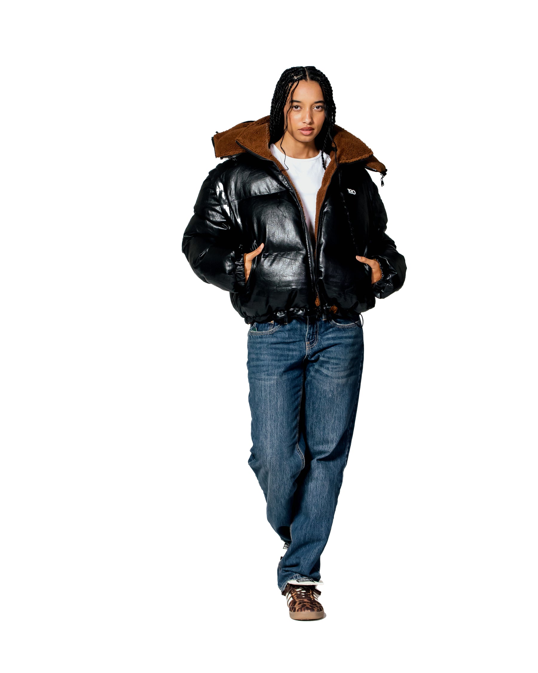 Ultimate Bomber™ - Faux Leather Teddy