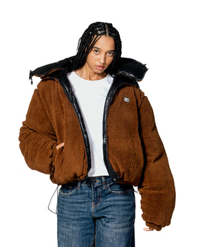 Ultimate Bomber™ - Faux Leather Teddy