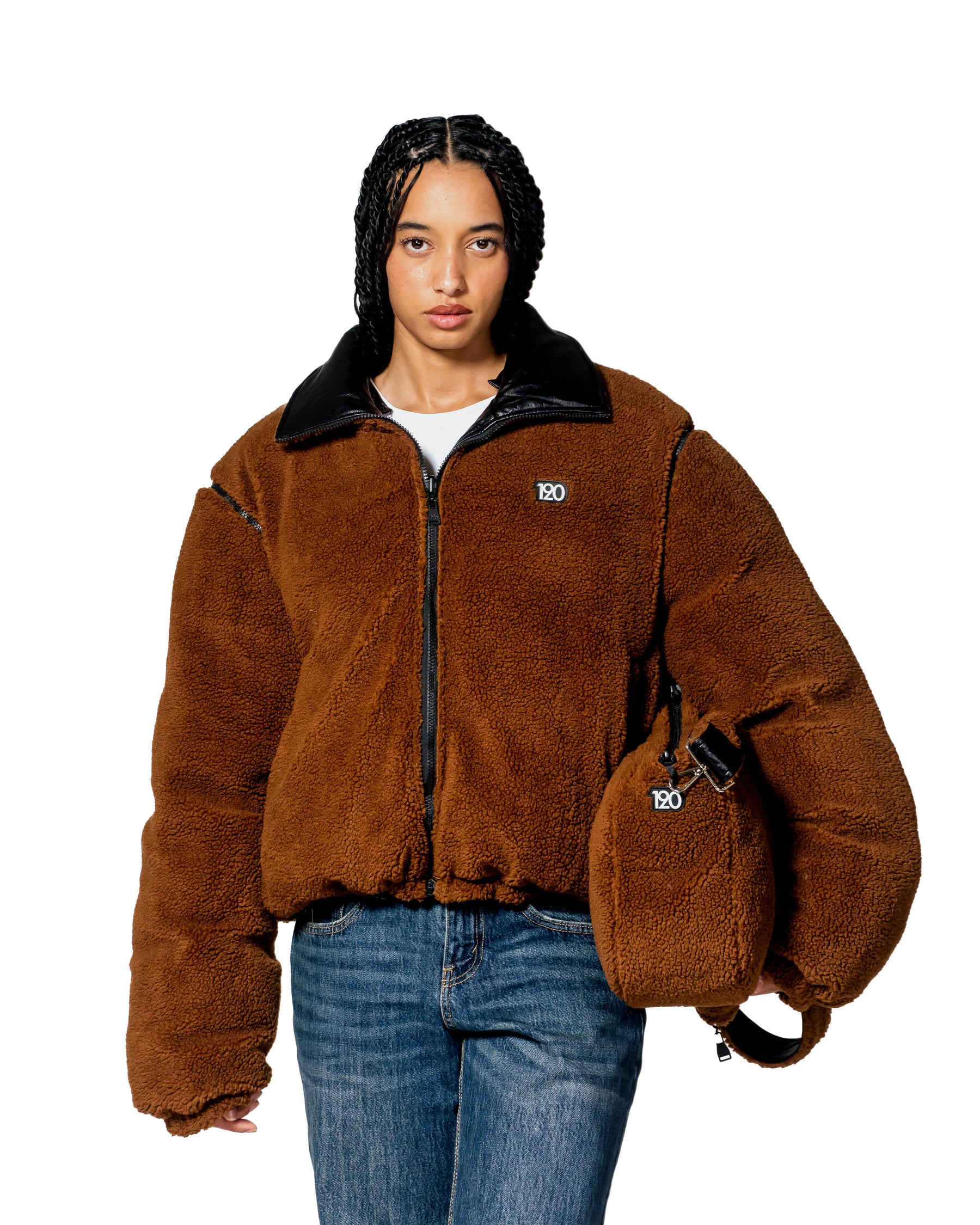 Ultimate Bomber™ - Faux Leather Teddy