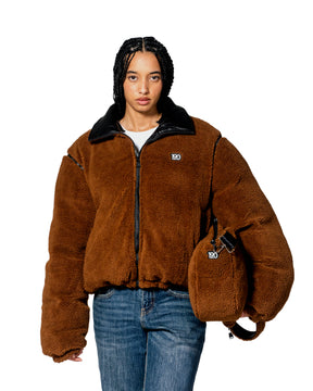 Ultimate Bomber™ - Faux Leather Teddy