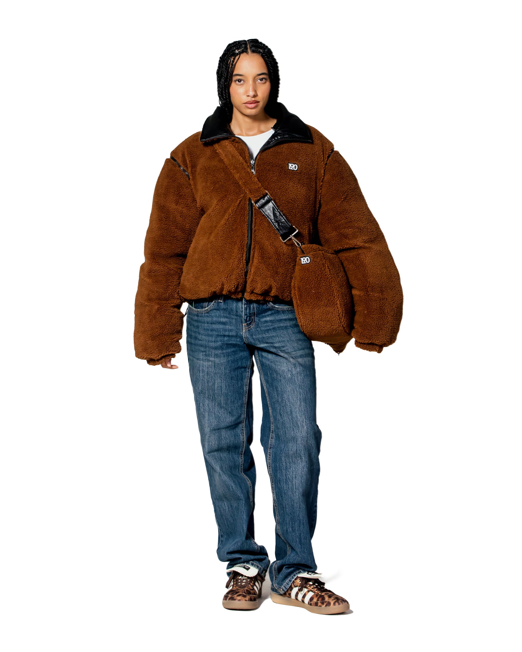 Ultimate Bomber™ - Faux Leather Teddy