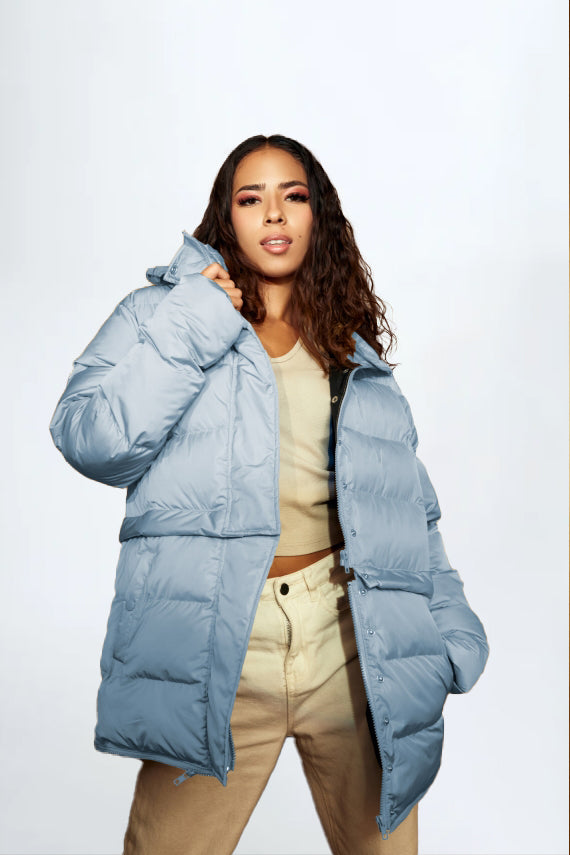LV Watercolor Puffer Coat – Chic N Distress Boutique