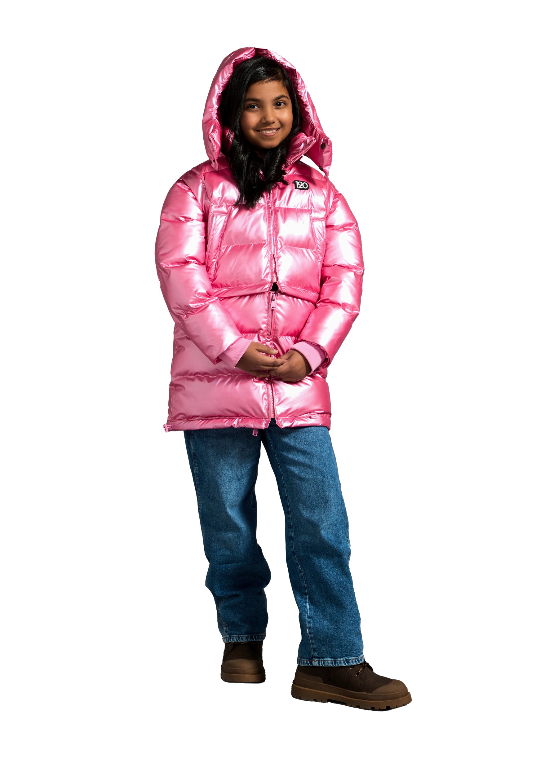 The Kids Backpack Puffer™ - Super Pink