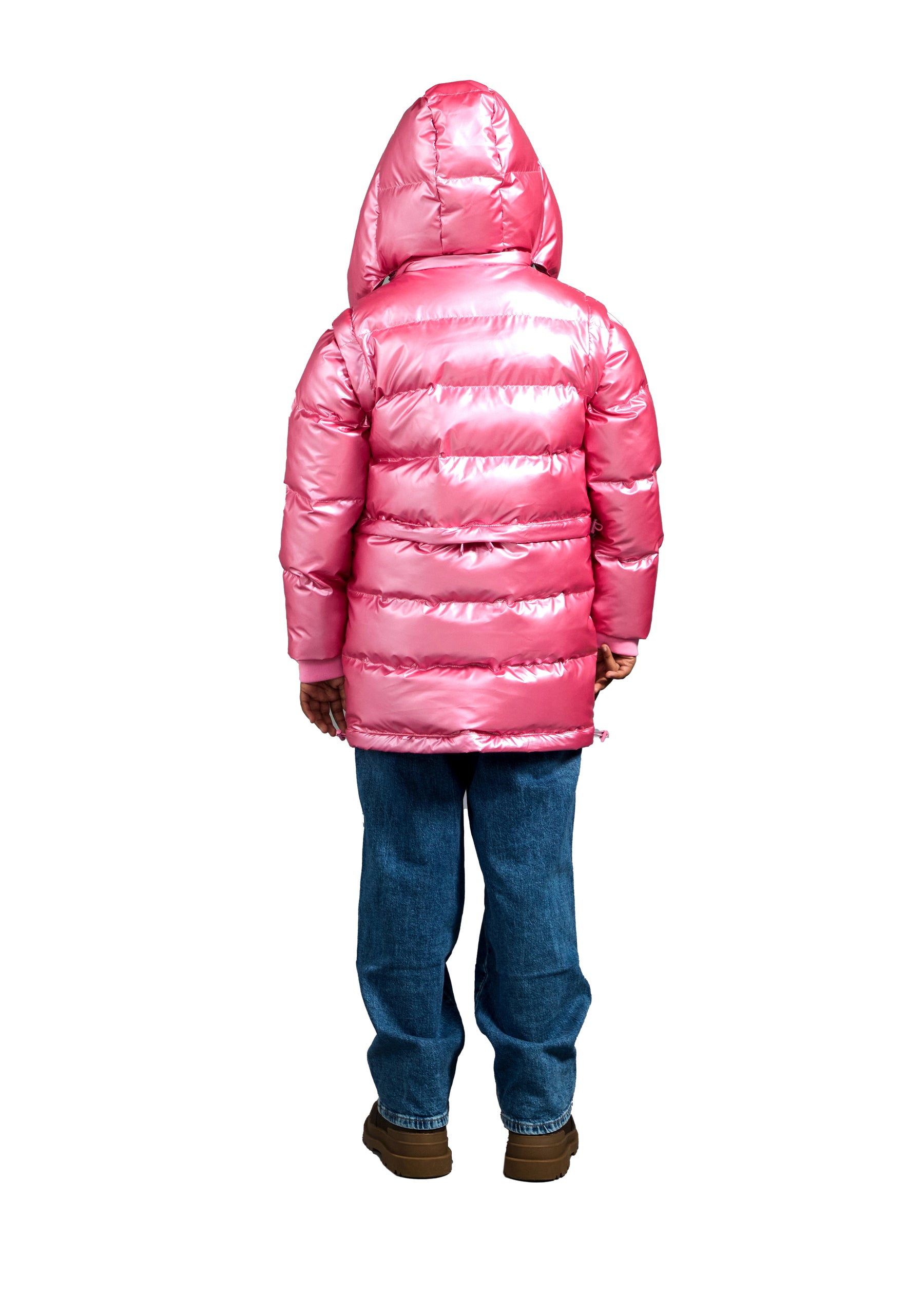 The Kids Backpack Puffer™ - Super Pink