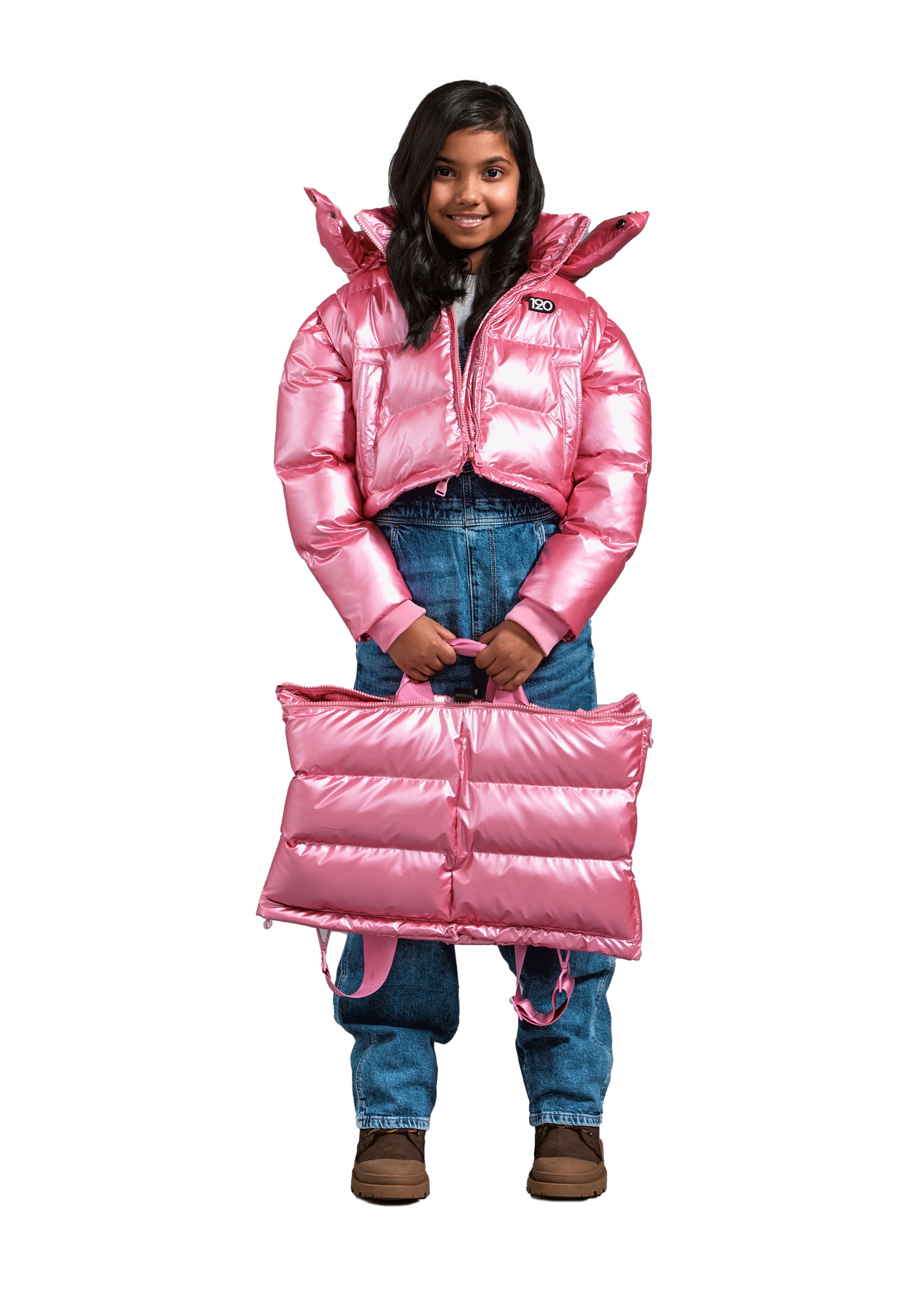 The Kids Backpack Puffer™ - Super Pink