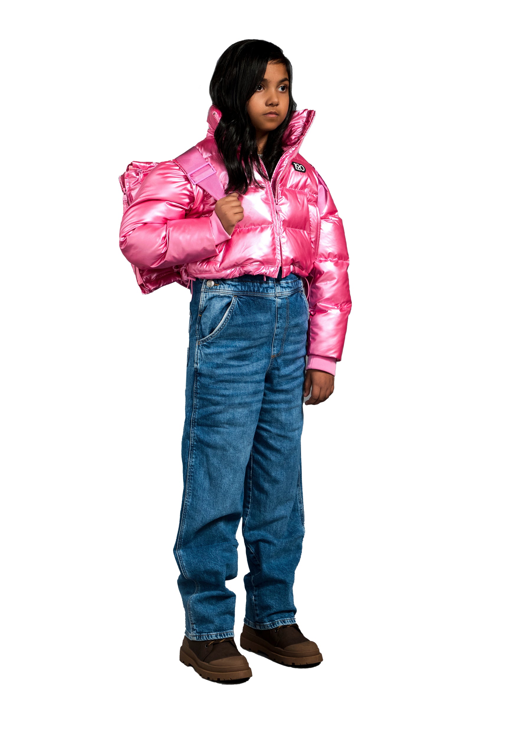 The Kids Backpack Puffer™ - Super Pink