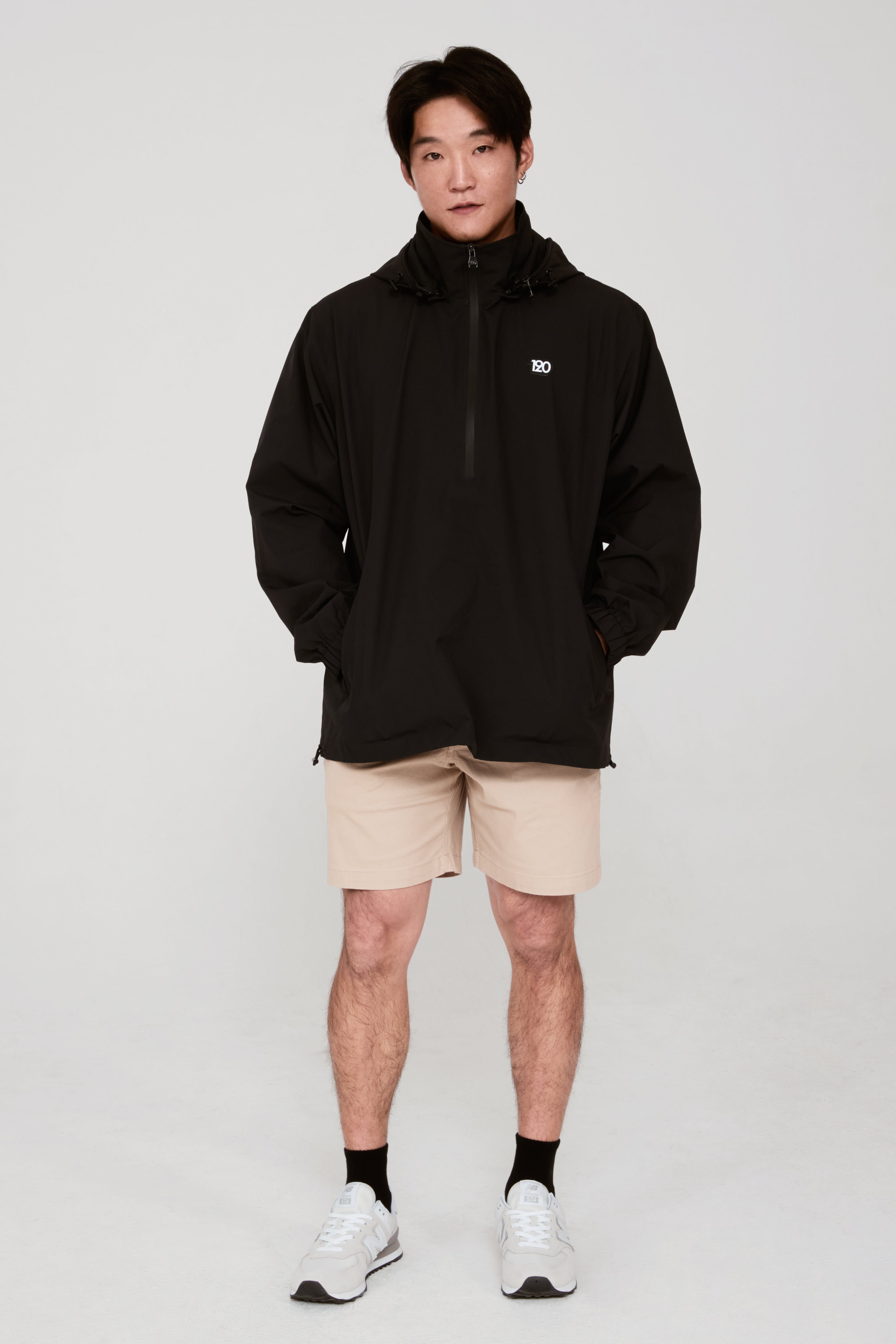 【DISCERNMENT】Inter Check Hood Windbreaker NJ, Harding Hawks - Adult Lightweight Full Zip Windbreaker